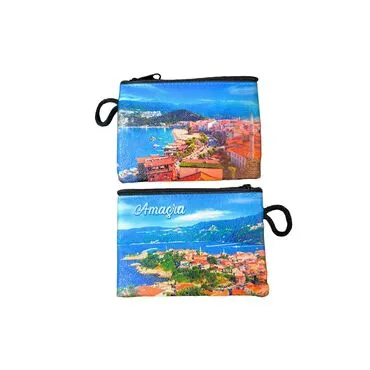 Amasra Themed Turkish Woven Wallet  113x80x8 mm - 5