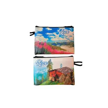 Rize Themed Turkish Woven Wallet  113x80x8 mm - 2