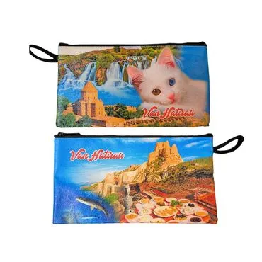 Van Themed Turkish Woven Wallet  183x97x8 mm - 3