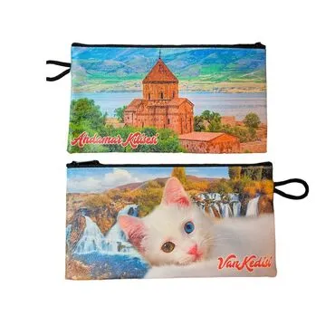 Van Themed Turkish Woven Wallet  183x97x8 mm - 4