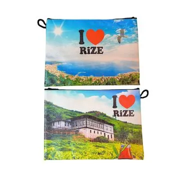 Rize Themed Turkish Woven Wallet 215x155x8 mm - 2
