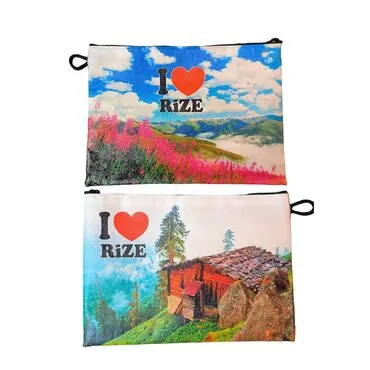 Rize Themed Turkish Woven Wallet 215x155x8 mm - 5