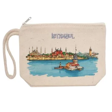 Istanbul Themed Customised PVC Hooded Purse 145x220x70 mm - 4