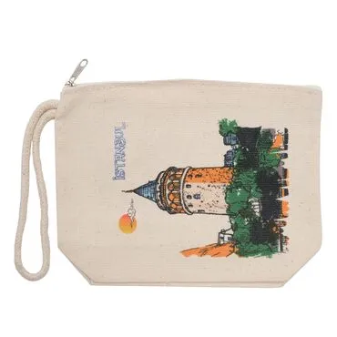 Istanbul Themed Customised PVC Hooded Purse 145x220x70 mm - 5