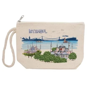 Istanbul Themed Customised PVC Hooded Purse 145x220x70 mm - 6