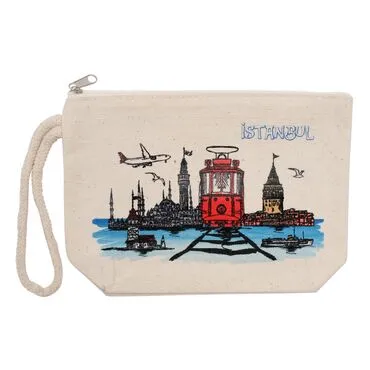 Istanbul Themed Customised PVC Hooded Purse 145x220x70 mm - 7