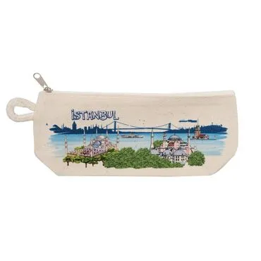 Toptan İstanbul Temalı Myros Kanvas Kalemli̇k 90*220*45 Mm  - 5