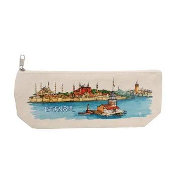 Toptan İstanbul Temalı Myros Kanvas Kalemli̇k 90*220*45 Mm  - 7