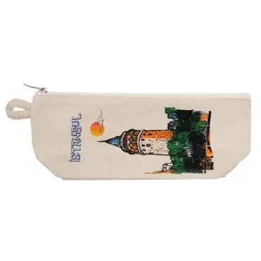 Toptan İstanbul Temalı Myros Kanvas Kalemli̇k 90*220*45 Mm  - 8