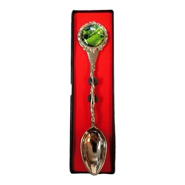 Rize Themed Collectible Souvenir Metal Tea Spon With Giftbox 25x130 mm - 7