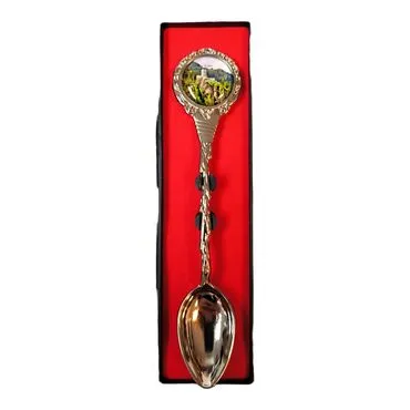 Rize Themed Collectible Souvenir Metal Tea Spon With Giftbox 25x130 mm - 8