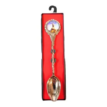 Tekirdag Themed Collectible Souvenir Metal Tea Spon With Giftbox 25x130 mm - 5