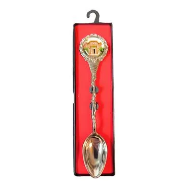 Tekirdag Themed Collectible Souvenir Metal Tea Spon With Giftbox 25x130 mm - 7