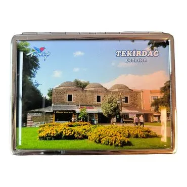 Tekirdag Themed Metal Cigarette Case 103x80x11 mm - 6