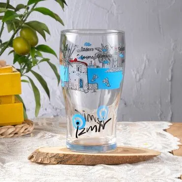 Izmir Themed Beer Glass