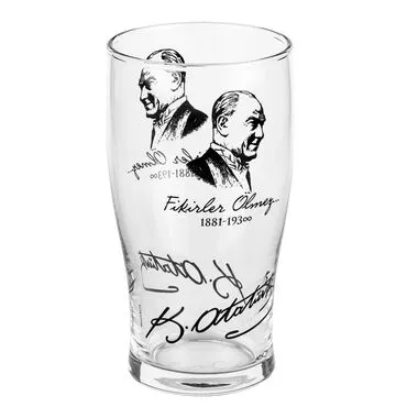 Ataturk Themed Beer Glass - Standart - 2