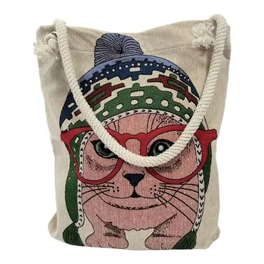 Tapestry Beach Bag 40X32 Cm - Standart - 5
