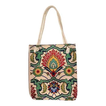 Tapestry Beach Bag 40X32 Cm - Standart - 9