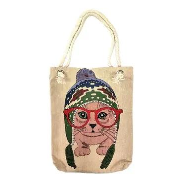 Tapestry Beach Bag 40X32 Cm - Standart - 10