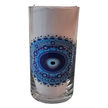 Toptan Nazar Temalı Myros Baskılı Rakı Bardağı - 2