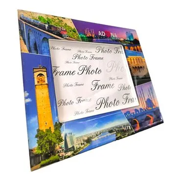 Adana Themed Epoxy Photo Frame Travel Souvenir 13x18 Cm - 2