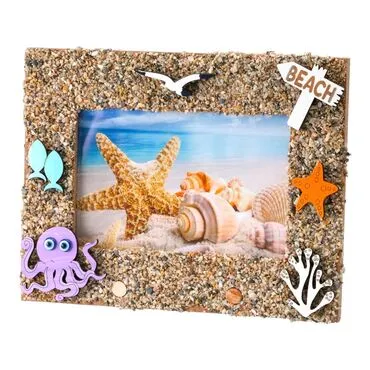 Toptan Kumlu Masa Üstü Yan Büyük Çerçeve 21*16 Cm