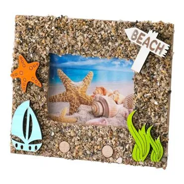 Toptan Kumlu Masa Üstü Yan Küçük Çerçeve 14*12 Cm