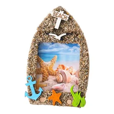 Toptan Kumlu Masa Üstü Gemi̇ Çerçeve 13*20 Cm