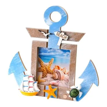 Toptan Çizgili Masa Üstü Çapa Çerçeve 23x24 Cm