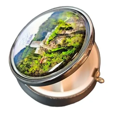 Rize Themed Customised Epoxy Round Pill Box 50x15 mm - 2