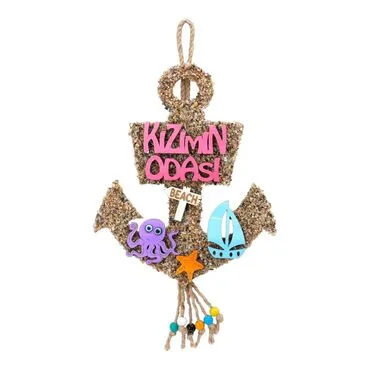 Toptan Kumlu Oğlum - Kizim - Welcome - Hoşgeldi̇ni̇z Çapa 19*23 Cm
