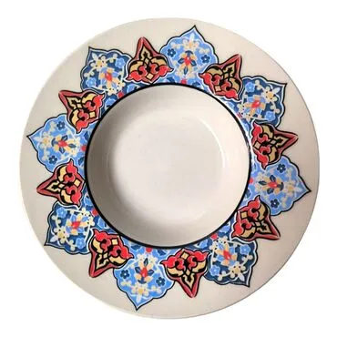 Tile Pattern Themed Dual Asena Tea Set - 5