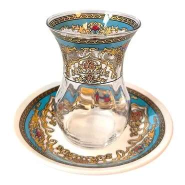 Toptan Çini Temalı 2li̇ İnci̇ Çay Seti̇ - 4