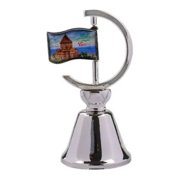 Van Themed Collectible Souvenir Double Side Metal Spinner Rudder Bell 44x92 mm - 2
