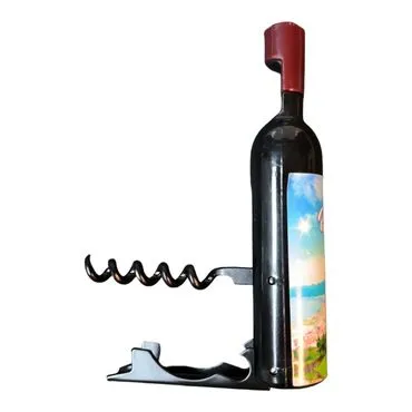 Rize Themed Bottle Shaped Metal Wine Bottle Corkscrew Opener-Magnetic 115x25x25 mm - 2