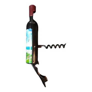 Rize Themed Bottle Shaped Metal Wine Bottle Corkscrew Opener-Magnetic 115x25x25 mm - 3