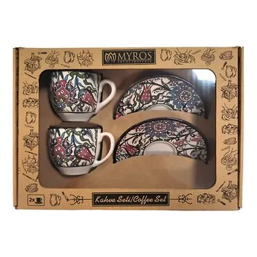 Dual Tile Handcrafted Big Coffee Cup - 4
