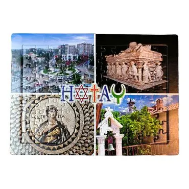 Toptan Hatay Temalı Uv Baskılı Puzzle 190x270 mm - 6