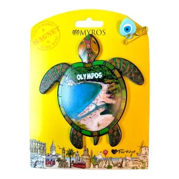 Olympos Themed Plastic Base UV Printed Custom Backing Carded Fridge Magnet - 4