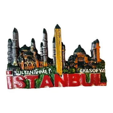 Istanbul Themed Great Polyester Magnet - 3
