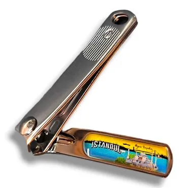 Istanbul Themed Customised Metal Epoxy Nail Clipper 56x13x13 mm - 2