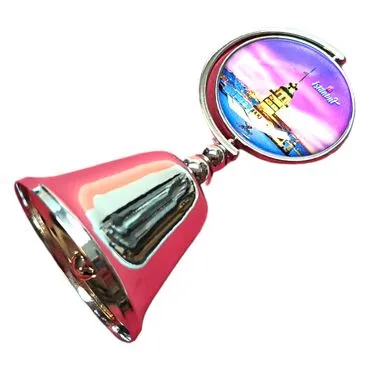 Toptan İstanbul Temalı Myros Metal Yuvarlak Çan 44*90 Mm - 2