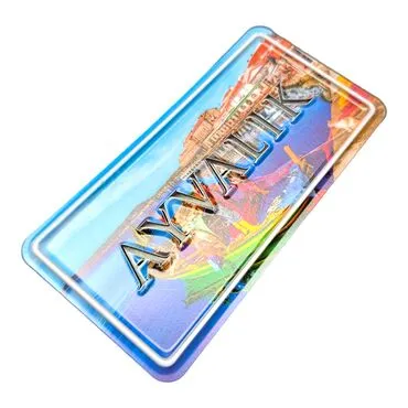 Ayvalik Themed Embossed Pvc Oppression Fridge Magnet - 4