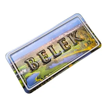 Belek Themed Embossed Pvc Oppression Fridge Magnet - 6