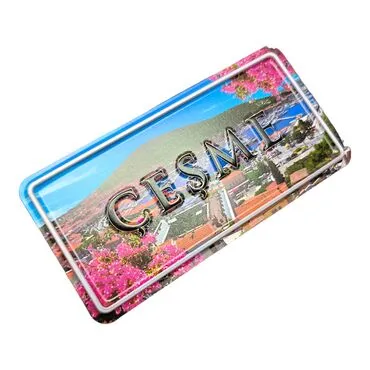 Cesme Themed Embossed Pvc Oppression Fridge Magnet - 5