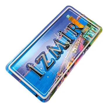 Toptan İzmir Temalı Kabartmalı Pvc Baskı Magnet - 2