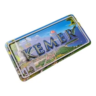Kemer Themed Embossed Pvc Oppression Fridge Magnet - 14