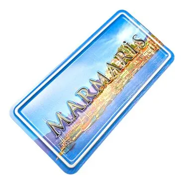 Marmaris Themed Embossed Pvc Oppression Fridge Magnet - 5