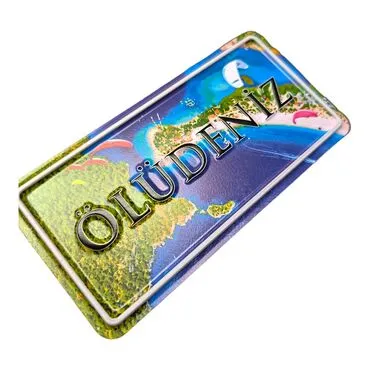 Fethiye Themed Embossed Pvc Oppression Fridge Magnet - 2