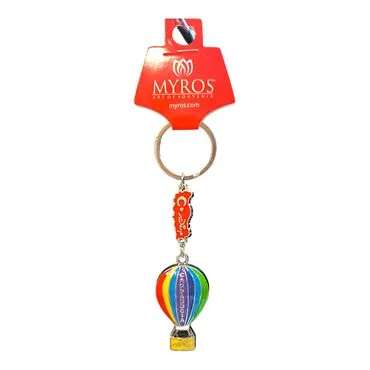 Metal Cappadocia Map Balloon Keychain - Standart - 2